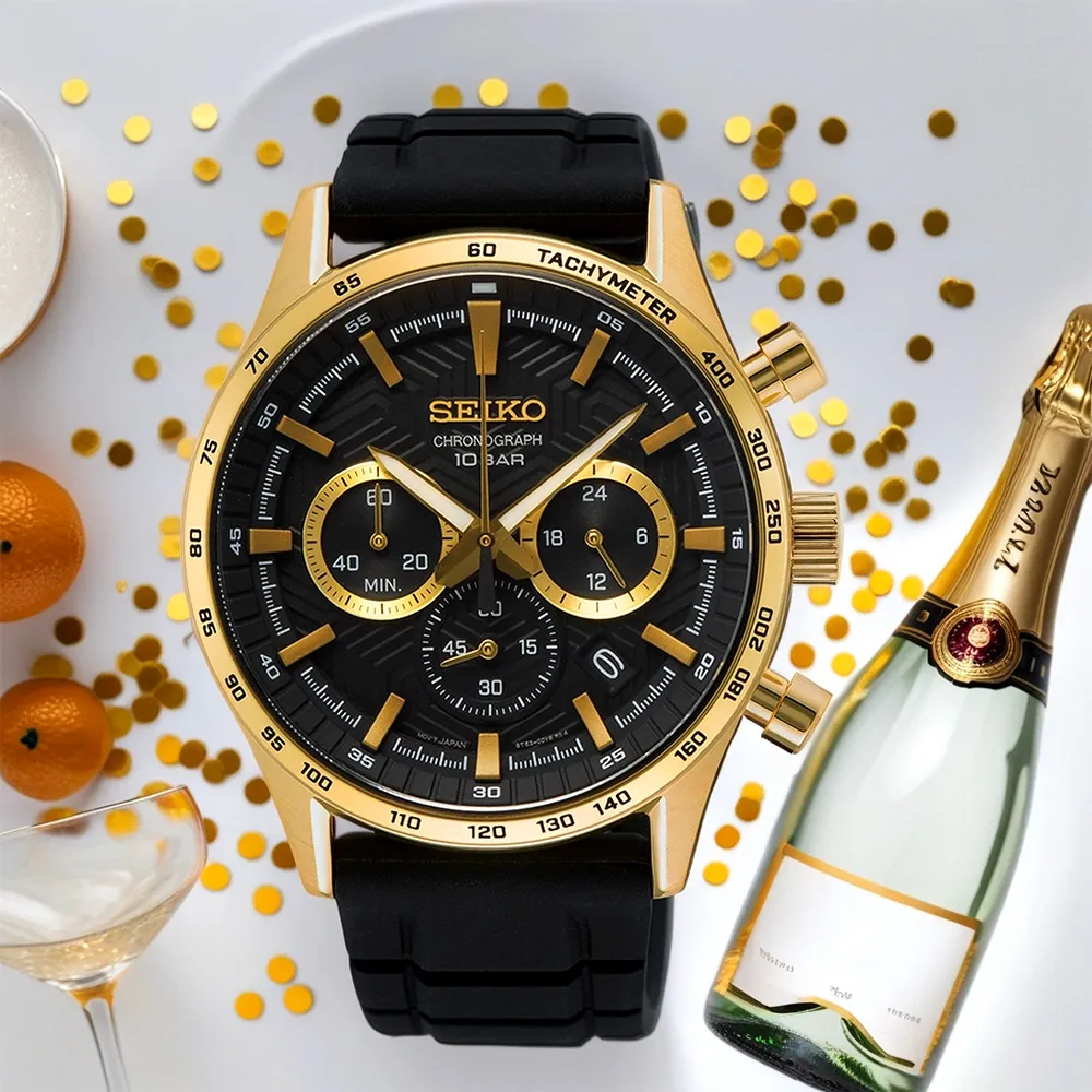 【SEIKO】精工 CS系列 SSB446P1 紳士時尚三眼計時腕錶8T63-00Y0C 黑 43mm 歷史價格詳細信息