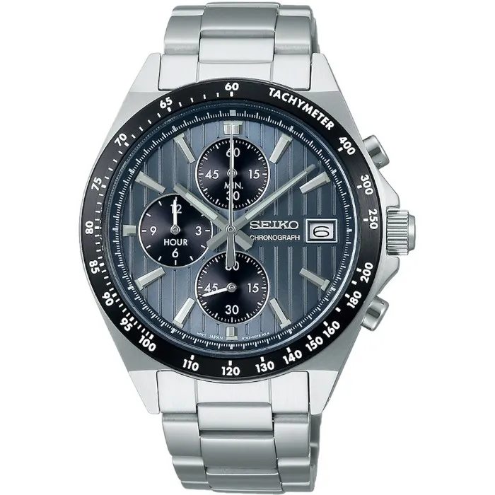 SEIKO 精工 CS系列 經典三眼 計時腕錶 (8T63-02R0S/SBTR045J) 歷史價格詳細信息