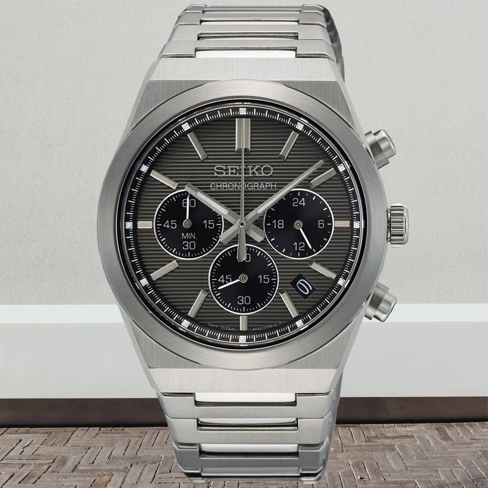 SEIKO 精工 CS系列 三眼計時腕錶 (SSB415P1/8T63-00Y0SD) 歷史價格詳細信息