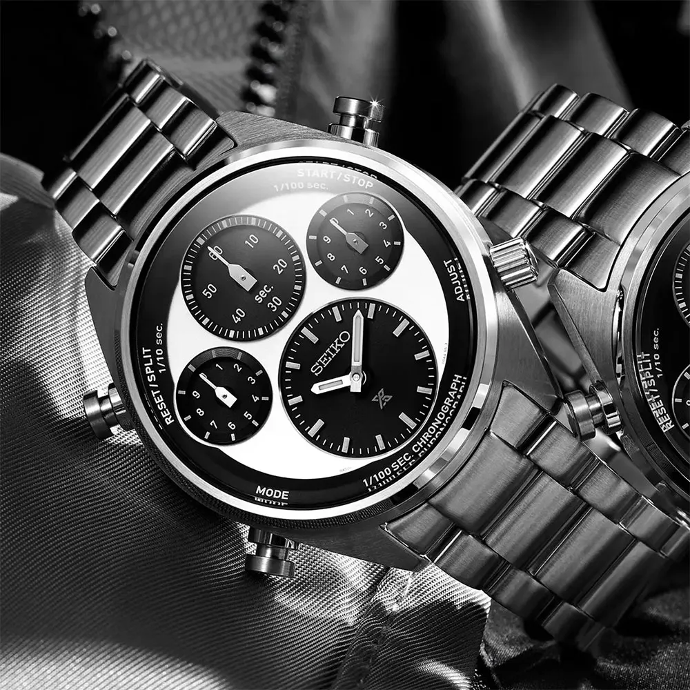 【SEIKO 精工】Prospex SPEEDTIMER 1/100秒太陽能計時手錶 好禮2選1(SFJ001P1/8A50-00A0S) 歷史價格詳細信息