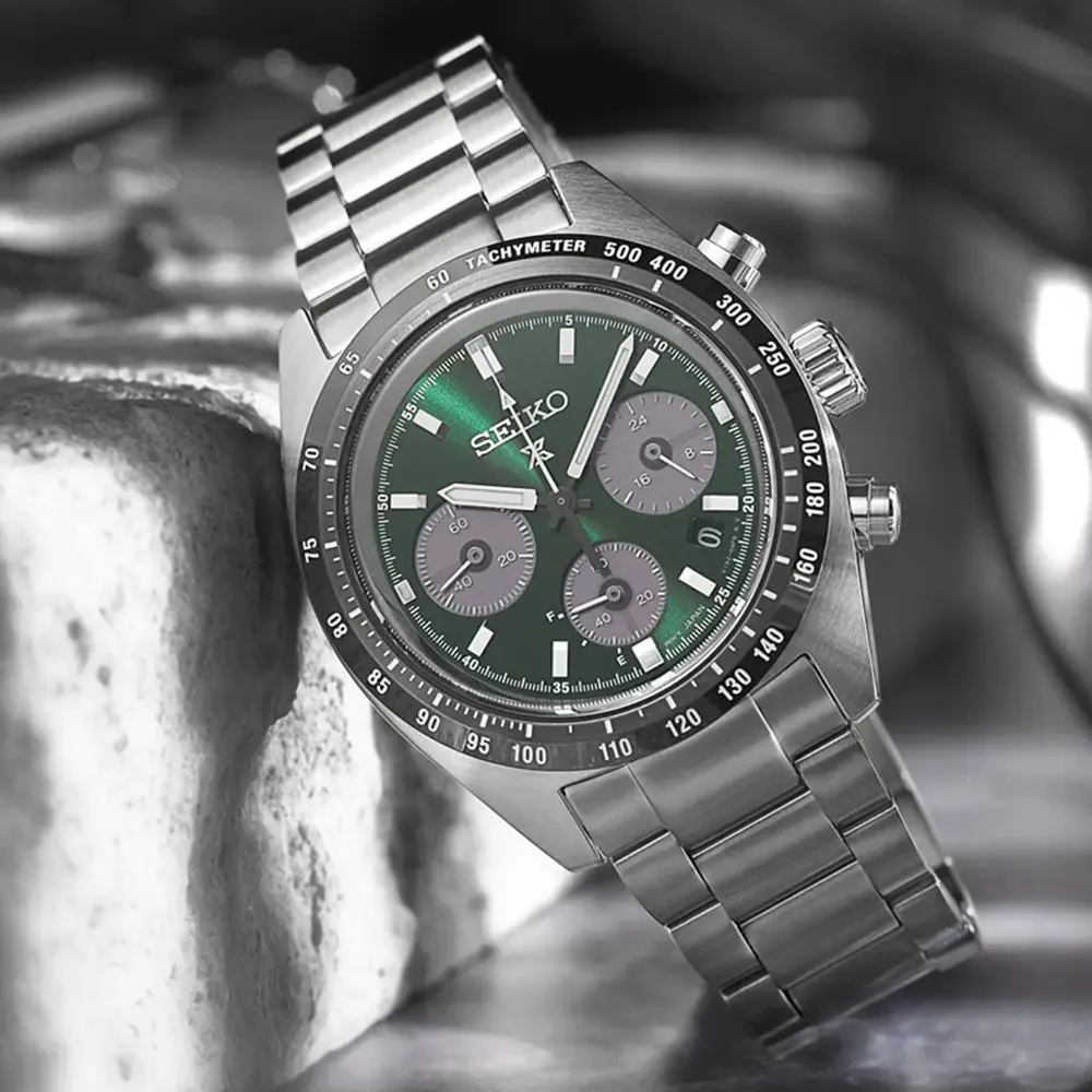 SEIKO精工 PROSPEX系列 SPEEDTIMER 太陽能 三眼計時腕錶 42mm (8A50-00A0D/SFJ003P1) 歷史價格詳細信息