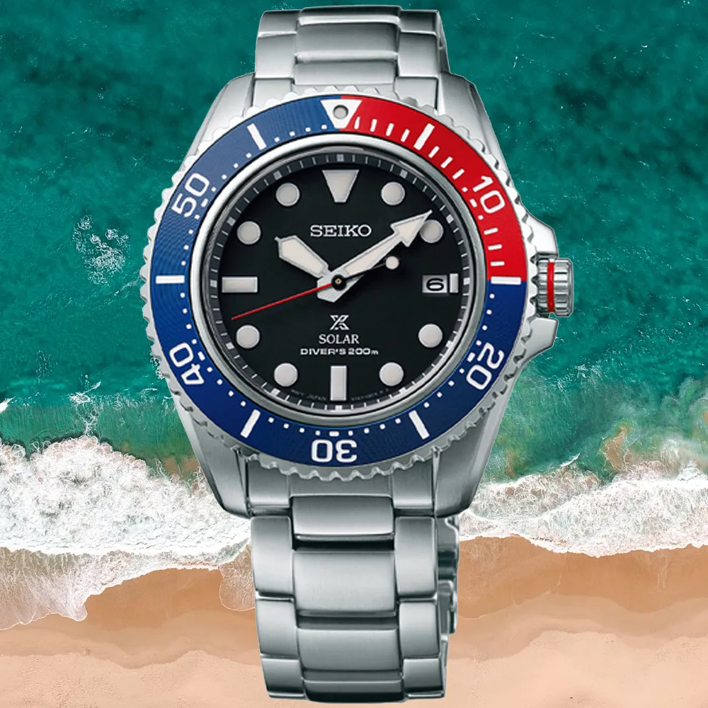 SEIKO 精工 PROSPEX 可樂圈 太陽能200米潛水錶-42.8mm (SNE591P1/V157-0DP0R) 歷史價格詳細信息