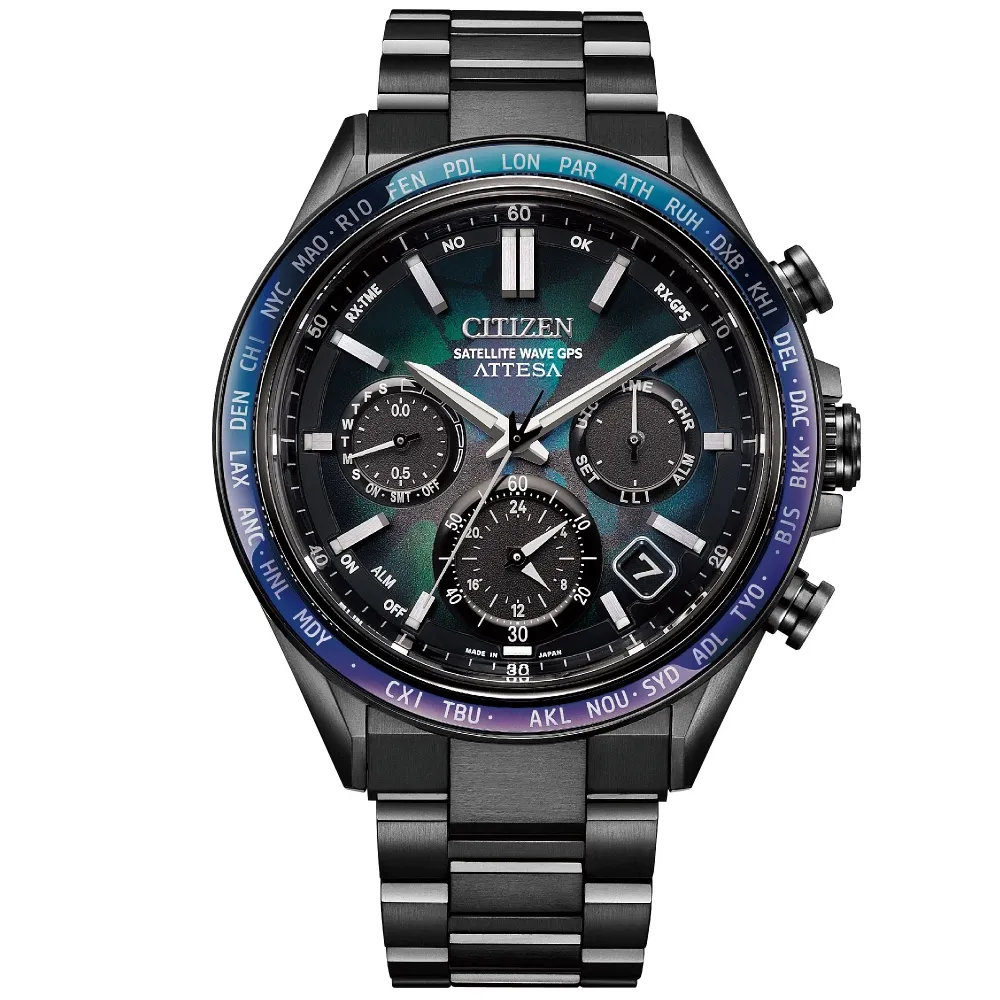 CITIZEN 星辰 限量款光動能鈦金GPS衛星計時錶/黑/44mm/CC4000-59E 歷史價格詳細信息