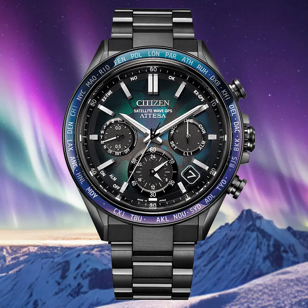 CITIZEN 星辰 限量款光動能鈦金GPS衛星計時錶/黑/44mm/CC4000-59E 歷史價格詳細信息