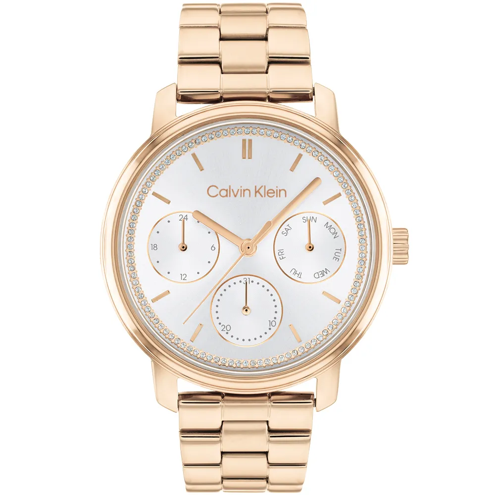 Calvin Klein CK 晶鑽時尚米蘭帶腕錶 34 MM  (CK25200151) 歷史價格詳細信息