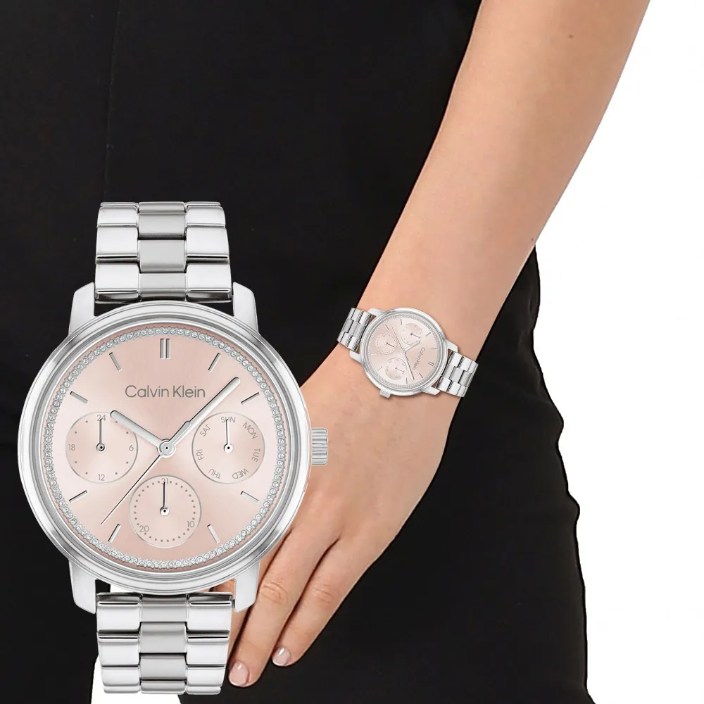 Calvin Klein CK 晶鑽時尚米蘭帶腕錶 34 MM  (CK25200151) 歷史價格詳細信息