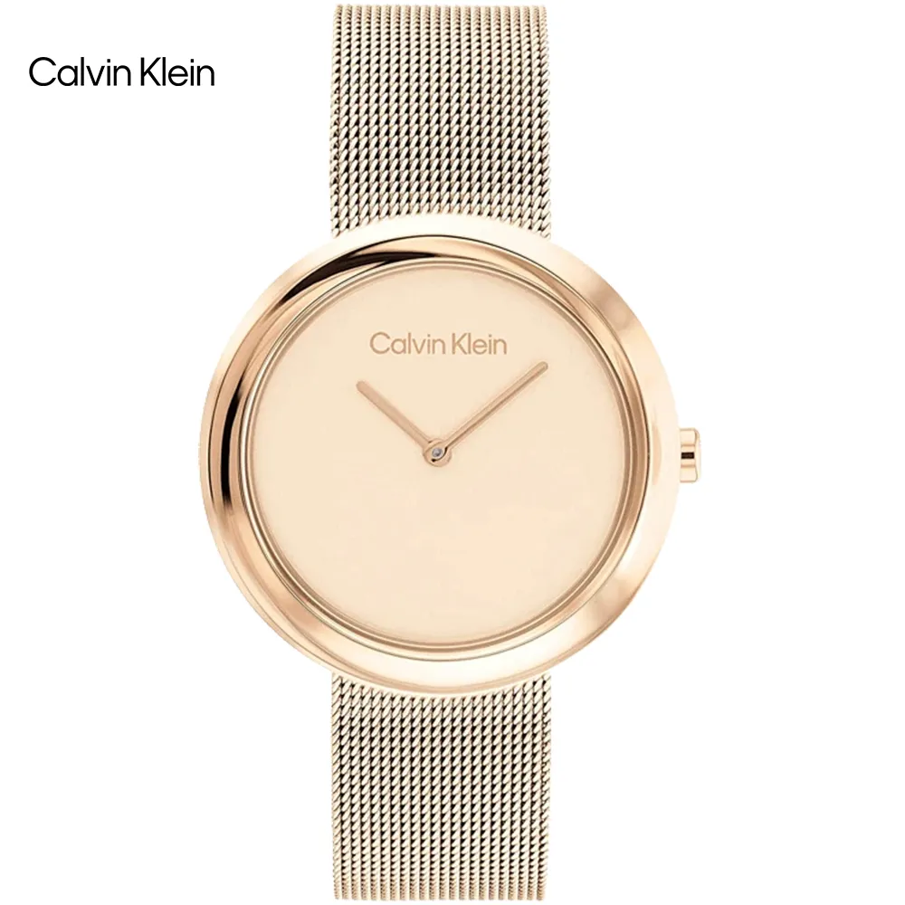 Calvin Klein 典雅氣質手環式腕錶/玫瑰金/30mm/CK25200188 歷史價格詳細信息