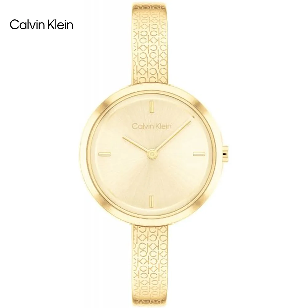 Calvin Klein 典雅氣質手環式腕錶/玫瑰金/30mm/CK25200188 歷史價格詳細信息