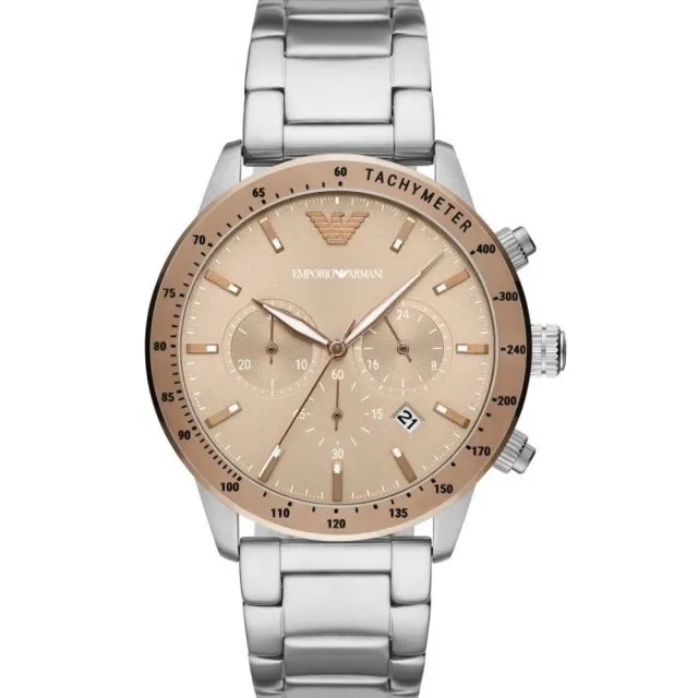 EMPORIO ARMANI經典綠色皮帶腕錶43mm(AR11233) 歷史價格詳細信息