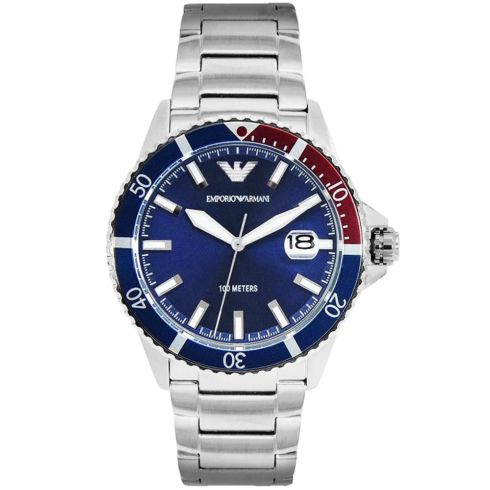 EMPORIO ARMANI經典綠色皮帶腕錶43mm(AR11233) 歷史價格詳細信息