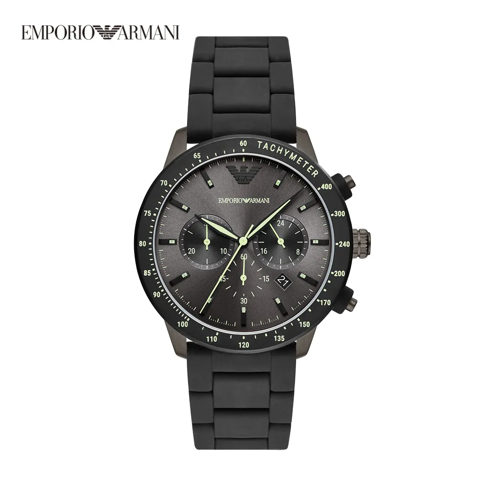EMPORIO ARMANI經典綠色皮帶腕錶43mm(AR11233) 歷史價格詳細信息