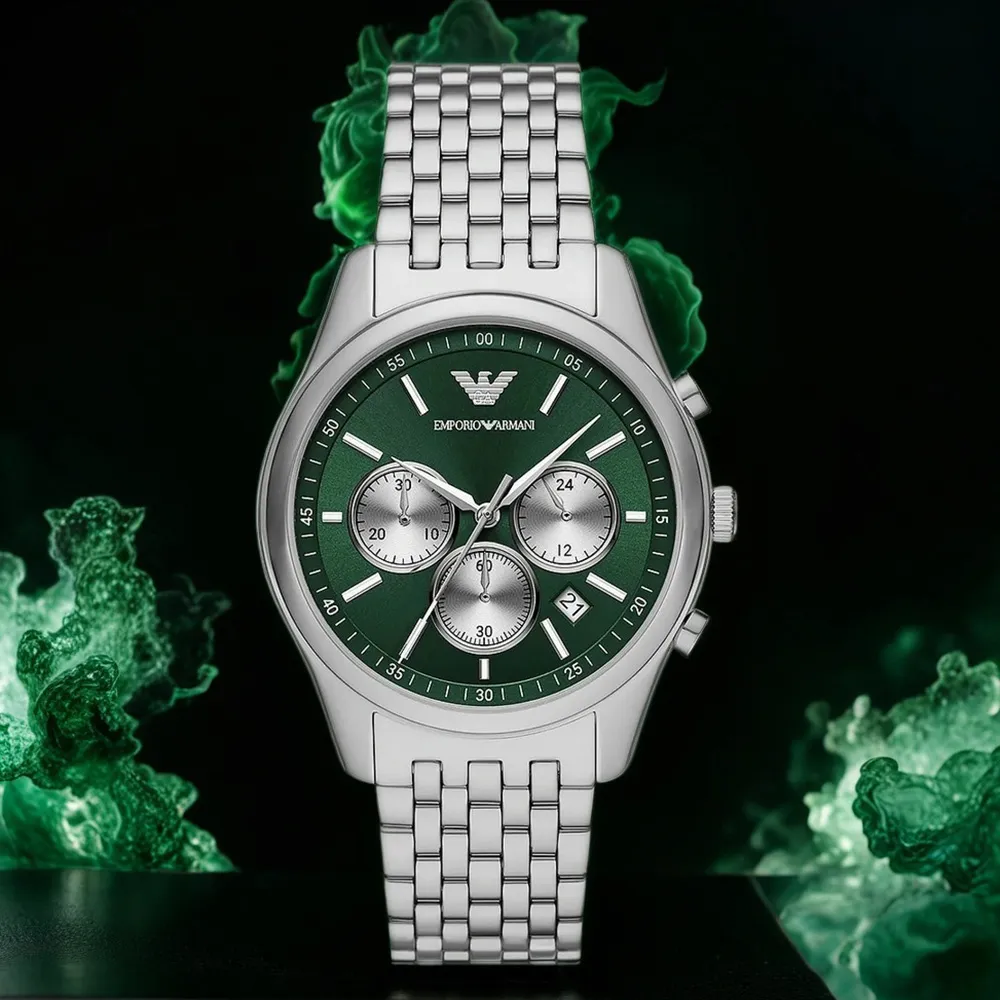 Emporio Armani 紳士時尚三眼計時腕錶(AR11306) 歷史價格詳細信息