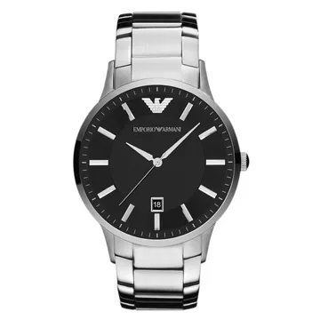 EMPORIO ARMANI AR2447《亞曼尼 義大利時尚》43mm/三眼計時錶經典系列/公司貨/黑【第一鐘錶】 歷史價格詳細信息