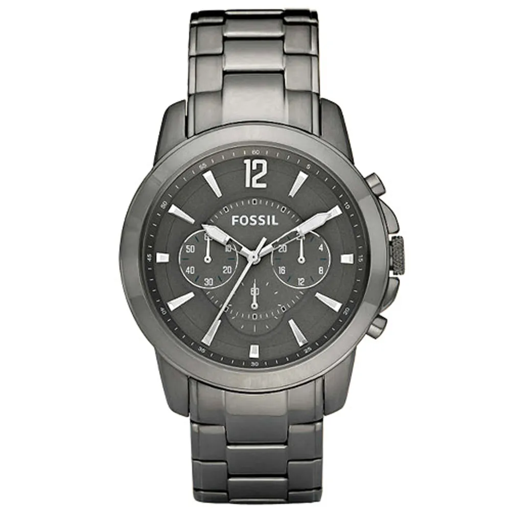 FOSSIL黑鋼三眼潮流計時腕錶FS5798 歷史價格詳細信息