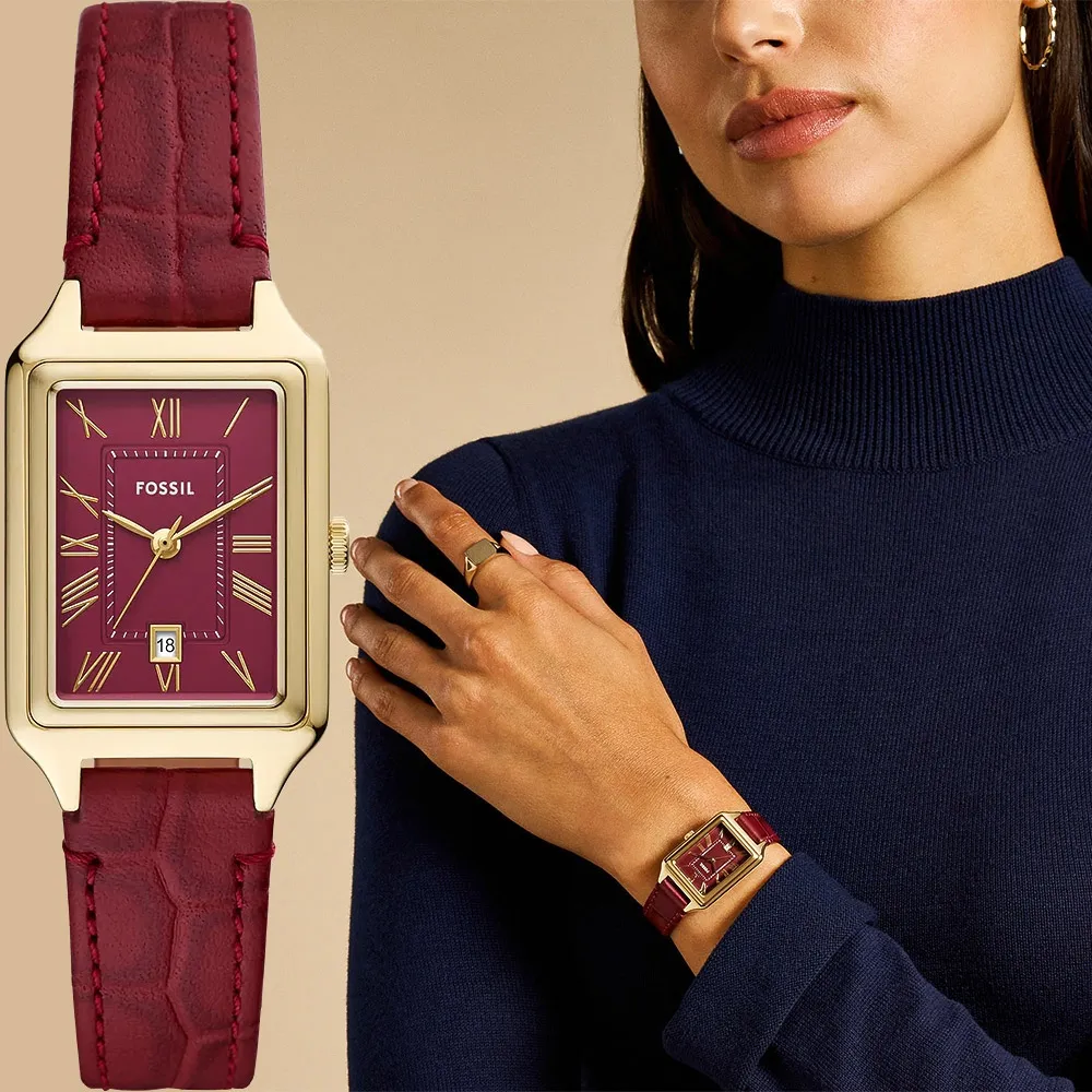 FOSSIL Raquel 孔雀石綠方形女錶(ES5341) 歷史價格詳細信息