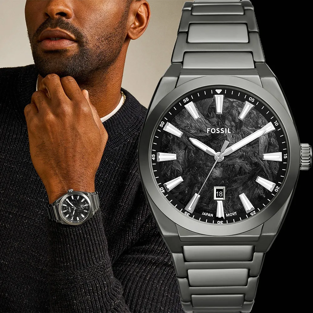 FOSSIL Everett 龍年限定大三針手錶-42mm FS6037 歷史價格詳細信息