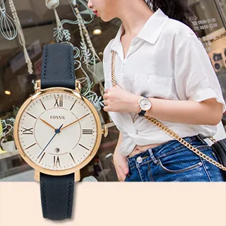 FOSSIL ES4843【展示品出清】36mm《美式時尚風格》百搭款超薄個性腕表/小秒針/玫瑰金x紫 歷史價格詳細信息