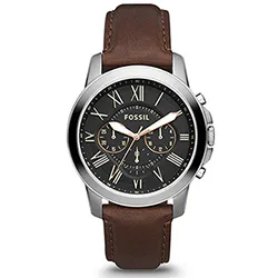 FOSSIL Grant 系列 羅馬時標計時腕錶(FS5151)44mm 歷史價格詳細信息