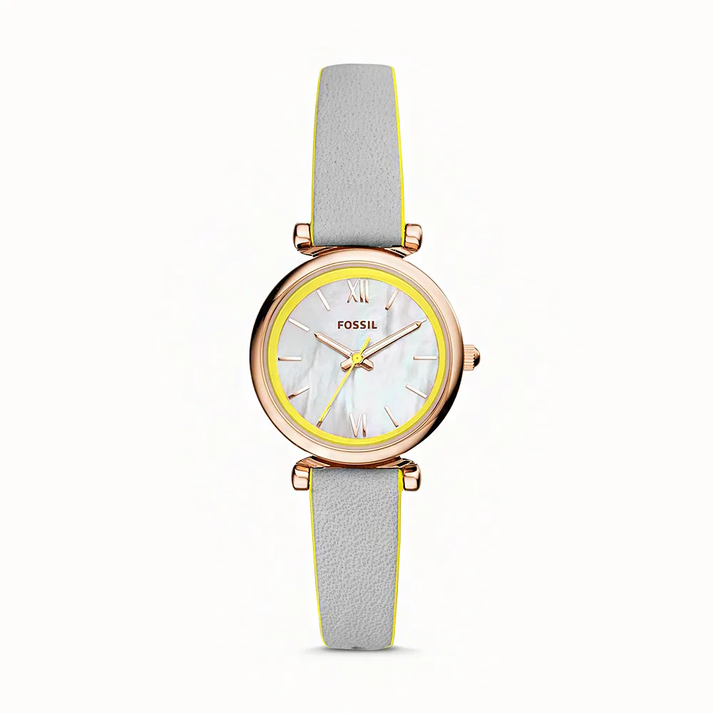 FOSSIL ES4843【展示品出清】36mm《美式時尚風格》百搭款超薄個性腕表/小秒針/玫瑰金x紫 歷史價格詳細信息