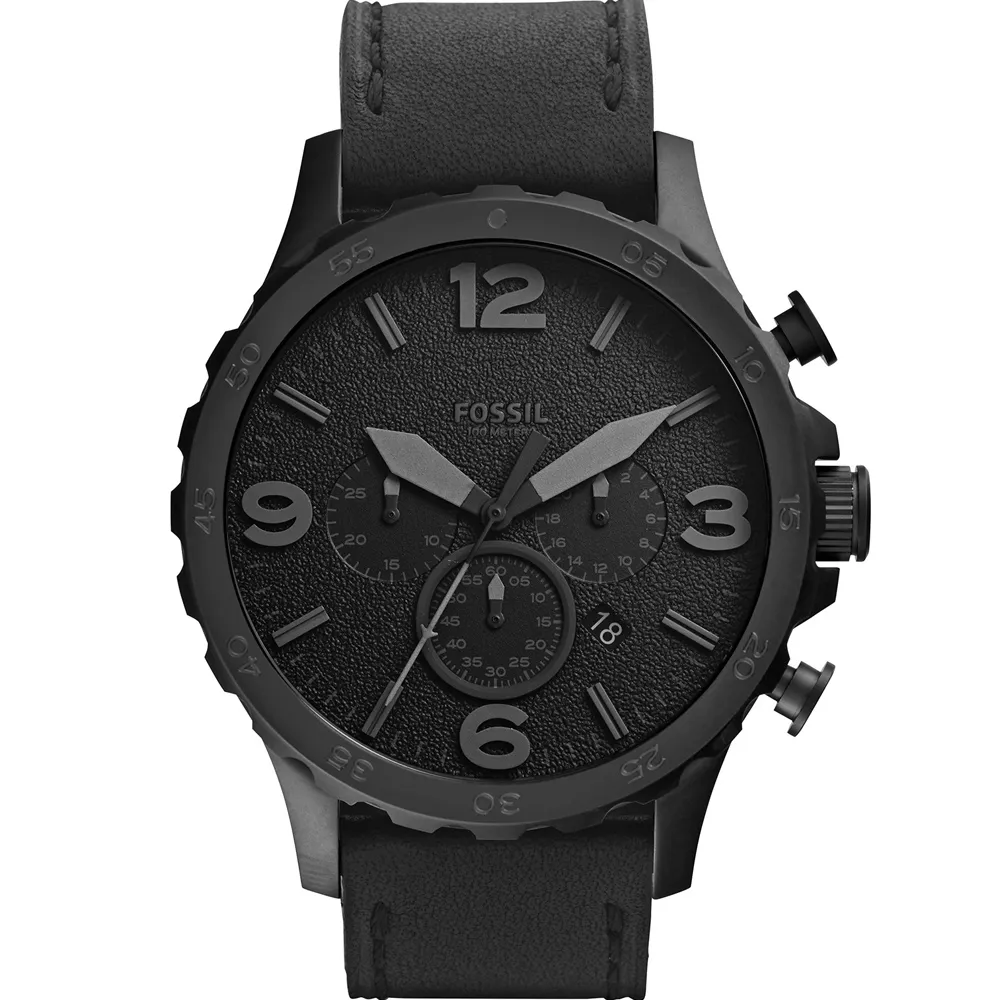 【Fossil】Nate 美式粗曠三眼不銹鋼腕錶-深灰色/JR1437 歷史價格詳細信息