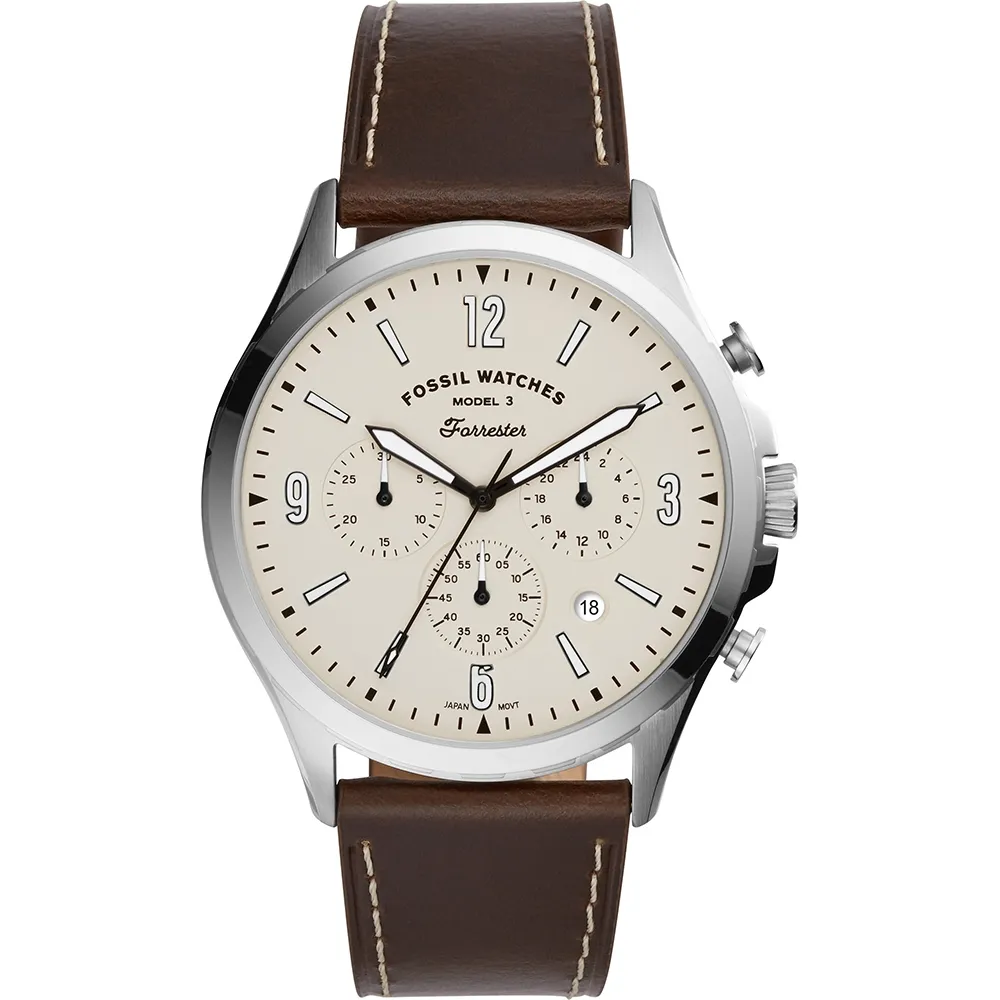 FOSSIL 率性耐看幾何時刻黑錶盤腕錶-FS5652 歷史價格詳細信息