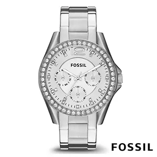 FOSSIL 典雅雋永輕奢三眼皮革腕錶(FS4991)-淺黃/44mm 歷史價格詳細信息