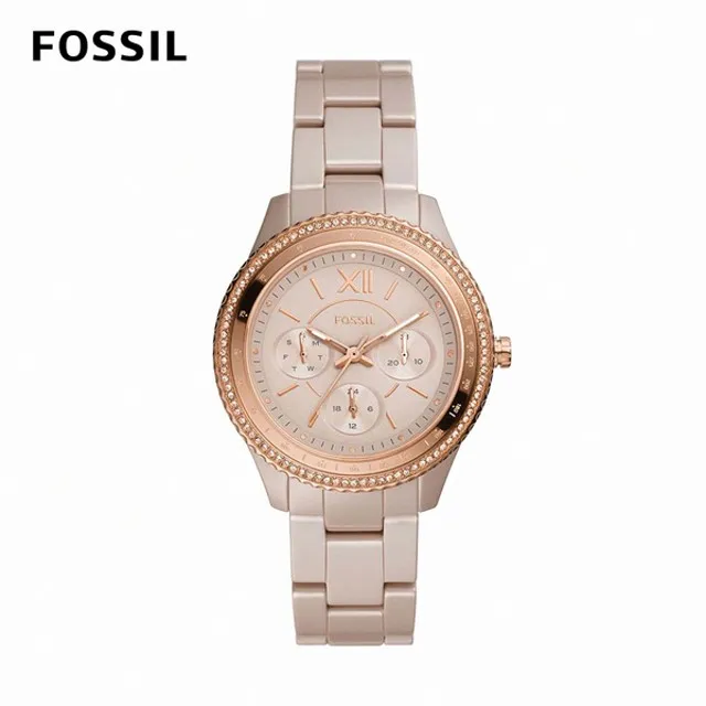 FOSSIL 吻鑽溫柔甜蜜手錶(ES4541)-白/38mm 歷史價格詳細信息