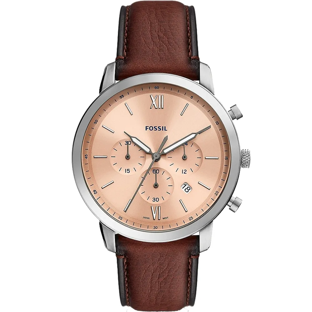 FOSSIL Neutra 晶鑽計時不鏽鋼玫瑰金女錶-36mm ES5218 歷史價格詳細信息