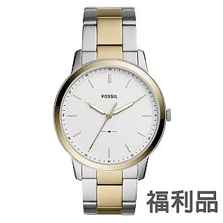【FOSSIL】福利品出清1-紐約時刻簡約真皮手錶-銀x咖啡/44mm(FS5439) 歷史價格詳細信息