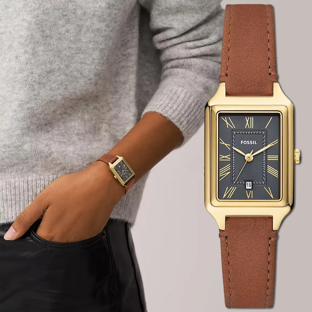 FOSSIL Raquel 孔雀石綠方形女錶(ES5341) 歷史價格詳細信息