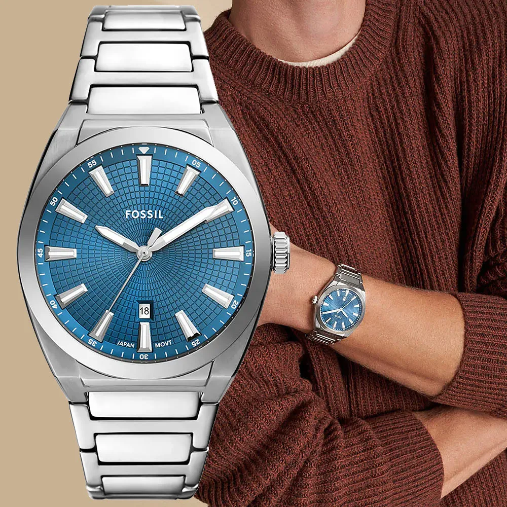 FOSSIL Everett 龍年限定大三針手錶-42mm FS6037 歷史價格詳細信息