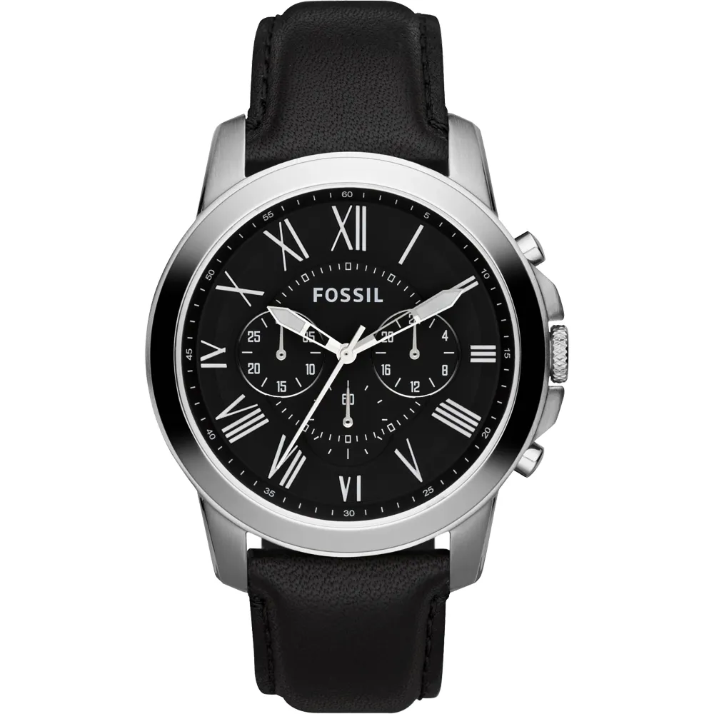FOSSIL Grant 系列 羅馬時標計時腕錶(FS5151)44mm 歷史價格詳細信息