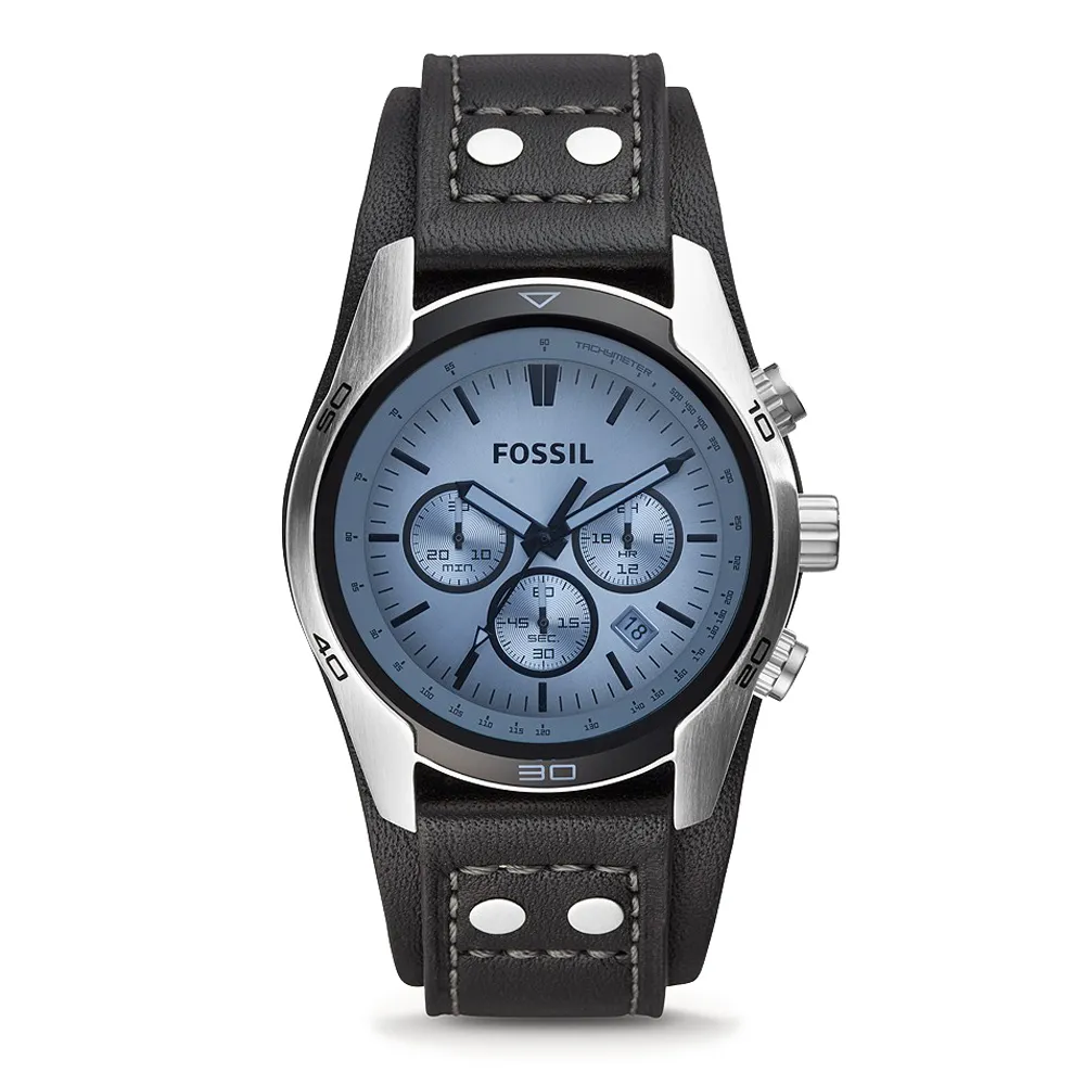 FOSSIL 休閒穩重淺藍錶面參眼男錶(CH2564)-藍/44mm 價格比較,價格查詢,歷史價格詳細信息