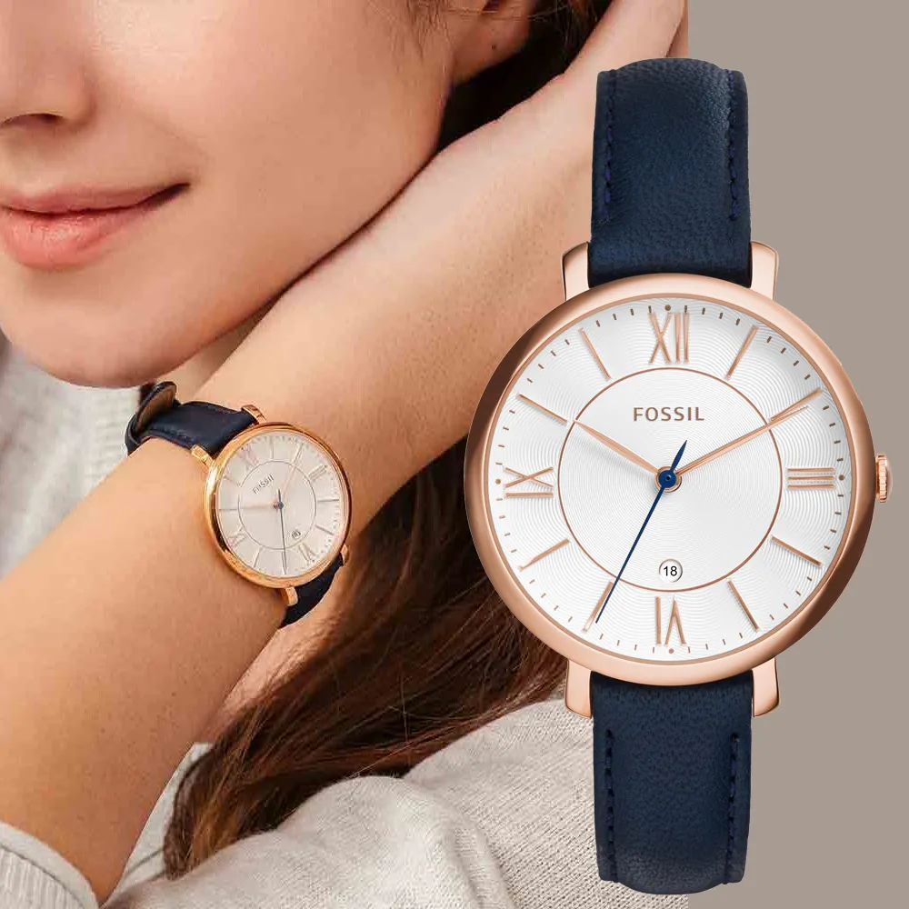 FOSSIL ES4843【展示品出清】36mm《美式時尚風格》百搭款超薄個性腕表/小秒針/玫瑰金x紫 歷史價格詳細信息