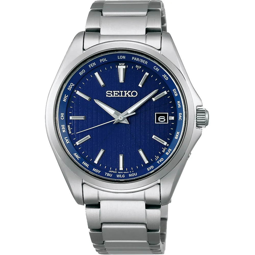 【SEIKO 精工】SPIRIT 太陽能世界時間計時錶-41mm(V195-0AE0K/SBPJ039J) 歷史價格詳細信息