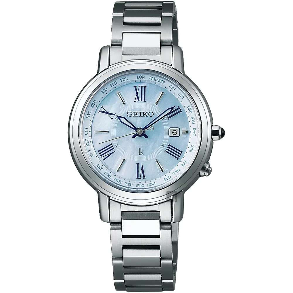 SEIKO 精工 LUKIA 動人時刻太陽能女錶-粉x銀/33.9mm V147-0CL0P SUT389J1 歷史價格詳細信息