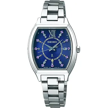 SEIKO 精工 / 1B22-0CL0S.SSVW115J / LUKIA 綾瀨遙 限量特別款 太陽能不鏽鋼手錶 淺藍色 25mm 歷史價格詳細信息