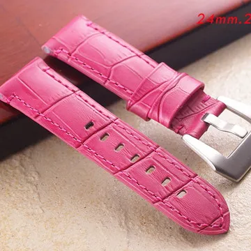 Panerai 沛納海進口高級代用錶帶 Ｔed Su 法國軍帶 26*26--棕色車同皮色線 直版 歷史價格詳細信息