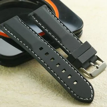 軍錶.運動錶專用 高級柔軟牛皮錶帶 ( 22mm) 歷史價格詳細信息