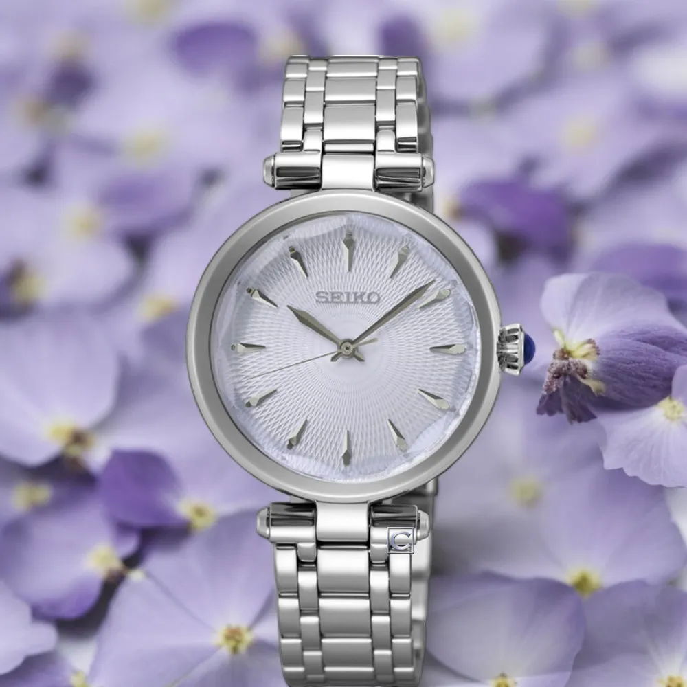 SEIKO 精工 / 30cm 方形時尚 滑動式秒針 數字刻度 靜音掛鐘 - 白黑色 ＃QXA821W 歷史價格詳細信息