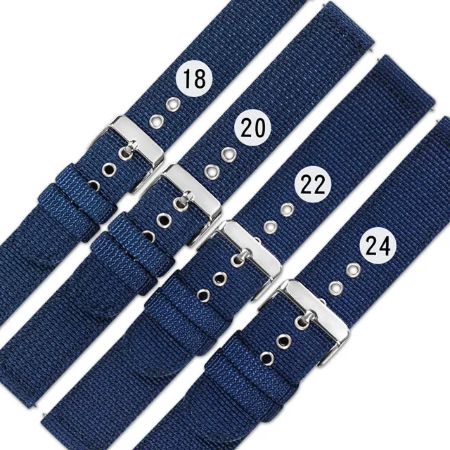 Watchband / 20.22 mm /各品牌通用 經典復刻 黑鋼扣 外層真皮 內層橡膠錶帶 黑色＃858-318-BK 歷史價格詳細信息