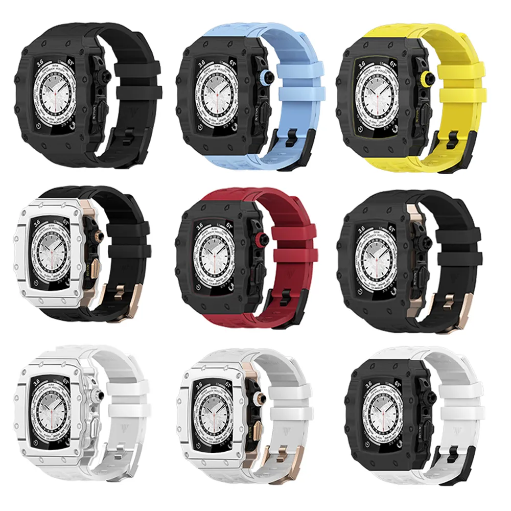 錶殼  錶帶適用於 Apple Watch 的 38mm 42mm 不銹鋼金屬手鍊 7 45MM 44mm 40mm[橙子數碼配件] 歷史價格詳細信息