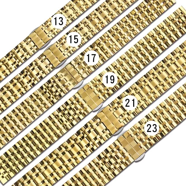 Watchband / 19.21.22.23.24mm / 各品牌通用 經典 中厚版 真皮錶帶 鍍黑不鏽鋼扣頭 黑色 歷史價格詳細信息