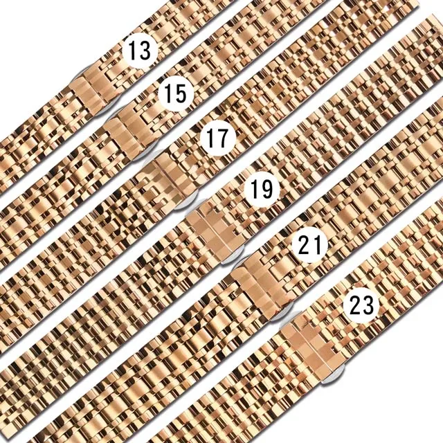 Watchband / 19.21.22.23.24mm / 各品牌通用 經典 中厚版 真皮錶帶 鍍黑不鏽鋼扣頭 黑色 歷史價格詳細信息