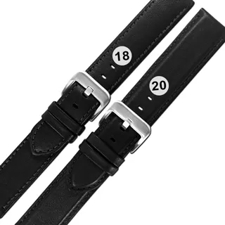 Watchband / 18.20.22mm / 各品牌通用 經典色系 快拆型 雙色真皮錶帶 綠x米白色＃858-392T-GGN 歷史價格詳細信息