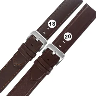Watchband / 18.20.22mm / 各品牌通用 經典色系 快拆型 雙色真皮錶帶 綠x米白色＃858-392T-GGN 歷史價格詳細信息