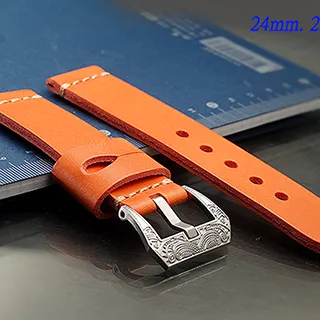 22mm 24mm手工蛇皮真皮錶帶適配沛納海 PAM441 PAM312 真利時青銅 錶帶換[橙子數碼配件] 歷史價格詳細信息