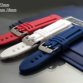 軍錶.運動錶專用 高級柔軟牛皮錶帶 ( 22mm) 歷史價格詳細信息