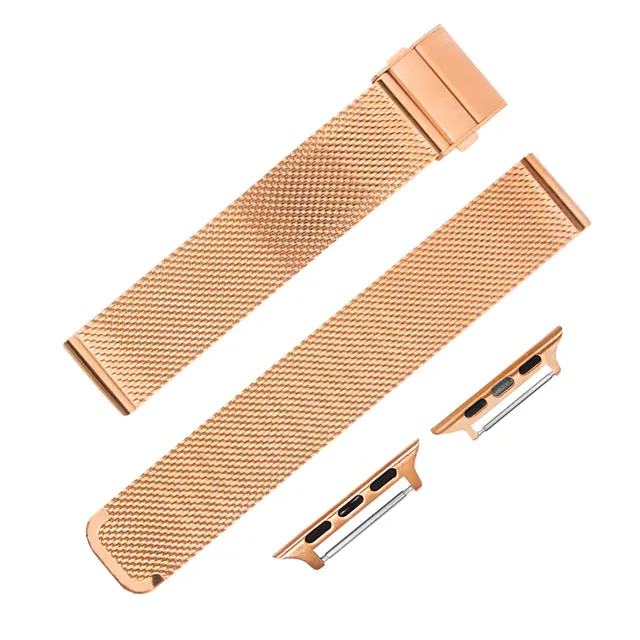 Apple Watch / 蘋果手錶替用錶帶 經典百搭 米蘭編織不鏽鋼錶帶 黑色 ＃213-SF-DW01-B 歷史價格詳細信息