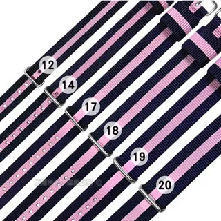 Watchband /  DW替用 各品牌通用透亮米蘭編織不鏽鋼錶帶 黑色 歷史價格詳細信息